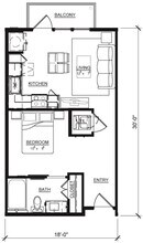 Rose | E1 1123 floor plan
